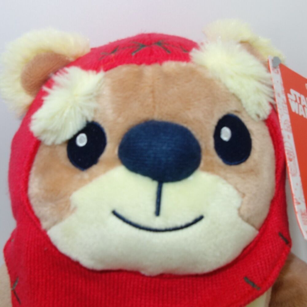 NEW Disney Parks Star Wars 12" Ewok w/ Candy Cane 2022 Holiday Christmas Plush - Picture 2 of 8